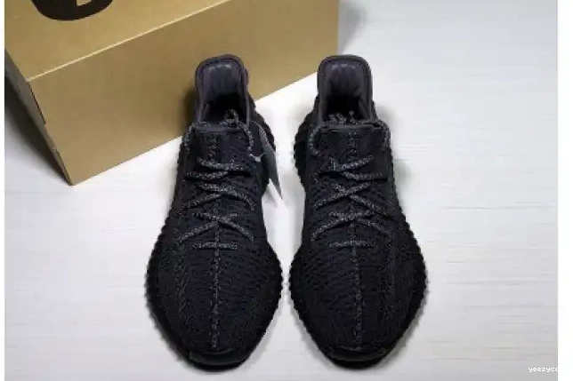 V2 MENS FU9006 350 YEEZY BLACK ADIDAS BOOST 0614
